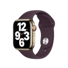 Smartwatcherz Apple Watch Szilikon Szíj - Sötét meggypiros, 40/41/42mm, S/M okosóra kellék