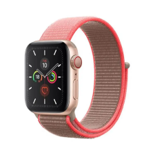 Smartwatcherz Apple Watch Szövet Szíj - Neon Pink, 42/44/45/46/49mm okosóra kellék