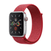 Smartwatcherz Apple Watch Szövet Szíj - Piros, 42/44/45/46/49mm