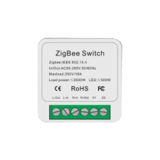 SmartWise Mini ZB (Zigbee 3.0) okosrelé (16A), kapcsolóbemenettel okos kiegészítő