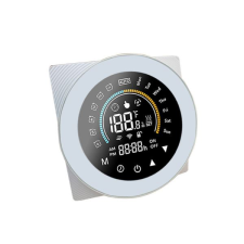 SmartWise WiFi-s okos termosztát COLOR, eWeLink app kompatibilis, 'C' típus (feszültségmentes kapcsolás), fehér, színes képernyővel (SMW-TER-CW-COL) (SMW-TER-CW-COL) okos kiegészítő