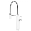 Smeg Félprofi Smeg MDF50WH vízkeverő, 5 bar, kivehető zuhanyfej, 360°-ban forgatható cső, fehér