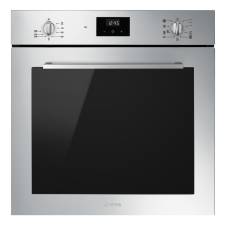 SMEG HŐLÉGKEVERÉSES SÜTŐ, Selezione design, 60 cm, ES LCD, inox sütő