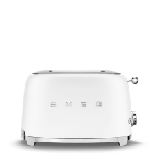 Smeg KENYÉRPIRÍTÓ, retro, 2 szeletes, matt fehér kenyérpirító