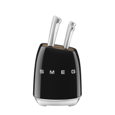 Smeg KÉS KÉSZLET, retro, fekete sütés és főzés