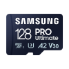 SMG PCC SAMSUNG Memóriakártya, PRO Ultimate 128GB, Class 10, V30, A2, Grade 3 (U3), R200/W130