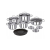 smile 14-piece cookware set MGK-22 with cutting board set