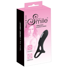  SMILE - akkus vibrációs péniszgyűrű (fekete) péniszgyűrű