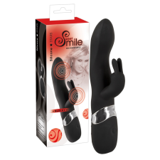  SMILE Blacky - USB-s kétmotoros vibrátor (fekete) vibrátorok