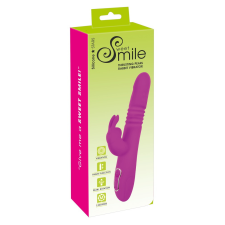 smile SMILE - akkus, csiklókaros lökő vibrátor (pink) vibrátorok