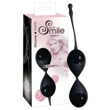  SMILE Sporty - gésagolyók (fekete) izgatók, stimulálók