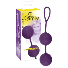  SMILE XXL Balls - óriás gésagolyók (lila) kéjgolyó
