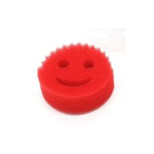 Smiley mosogatószivacs - Piros színű, hatékony tisztításhoz tisztító- és takarítószer, higiénia