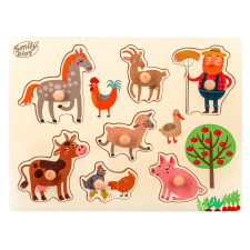 Smily Play Állatok a farmon - 8 darabos puzzle (SPW83803) puzzle, kirakós