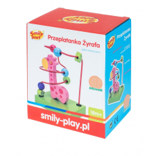 Smily Play : Fából készült zsiráf fejlesztő játék (SP84494) oktatójáték