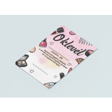  Sminkes oklevél ajándéktárgy