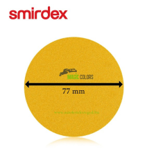 SMIRDEX Smirdex 77mm lyuknélküli körpapír (P180) autóápoló eszköz