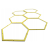 SMJ Koordinációs rács hatszögletű (ügyességi, taktikai) 3D hexa Dunlop