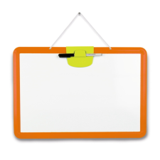 Smoby 2 oldalas fali rajztábla - narancssárga (410710) kreatív és készségfejlesztő