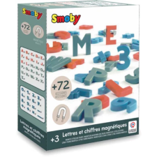 Smoby 72 db-os mágneses betűk és számok készletben kreatív és készségfejlesztő