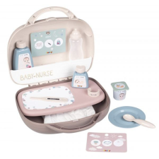 Smoby Baby Nurse: Babaápolási játékszett - pasztell játékbaba felszerelés