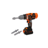 Smoby Black and Decker játék akkumulátoros csavarhúzó-fúrógép (360916)