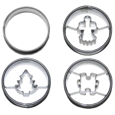 Smolík SMOLÍK KARÁCSONY 015, 4 darabos készlet, átm: 40 mm, ón sütés és főzés