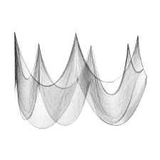  Smooth Decorative Material, black, 0.72x9.8m dekorációs kellék