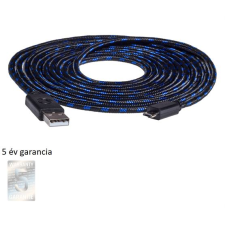 Snakebyte PS4 USB töltő- és adatkábel fekete-kék 4m (SB910494) (SB91049) kábel és adapter