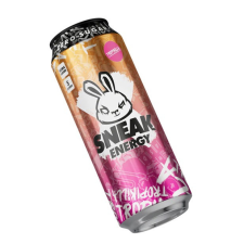 Sneak Zero Energy Tropikilla mangó és ananász ízű energiaital 500ml üdítő, ásványviz, gyümölcslé