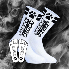 SNEAKFREAXX PUPPY zokni fehér-fekete férfi zokni