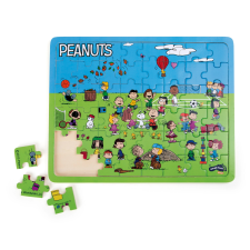 Snoopy beillesztős puzzle a játszótéren puzzle, kirakós