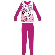  Snoopy női vékony pamut pizsama - jersey pizsama - pink - M