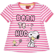 Snoopy rózsaszín csíkos kislány póló gyerek póló