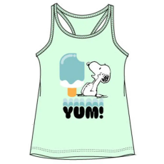 Snoopy Yum Green gyerek rövid póló, felső 10 év / 140 cm