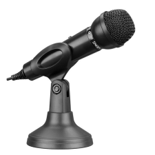 Snopy Mikrofon - SN-140M (3,5 Jack csatlakozó; 180cm kábel; állvány, fekete) mikrofon