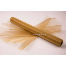 Snow Organza 47cm x 10m dekorációs anyag - Arany dekorációs kellék