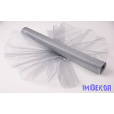 Snow Organza 47cm x 10m dekorációs anyag - Ezüst dekorációs kellék