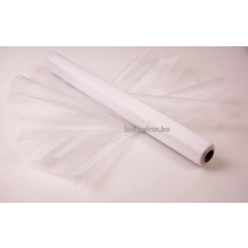 Snow Organza 47cm x 10m dekorációs anyag - Fehér dekorációs kellék
