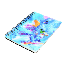  Snowboardos 3D spirális állatkerti körhinta füzet