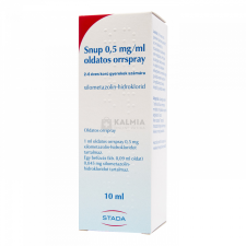 Snup 0,5 mg/ml oldatos orrspray 10 ml gyógyhatású készítmény