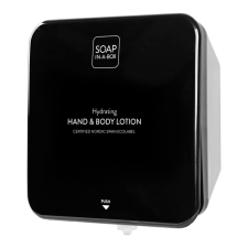  Soap-In-A-Box fényes fekete kéz- és testápoló adagoló testápoló