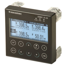 Socomec DIRIS Digiware D-30 egypontos kijelző I-4x modulhoz 48290200 Socomec villanyszerelés