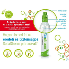 SodaStream CO2 töltött patron 60-80 liter szénsavas víz előállítására kisháztartási gépek kiegészítői