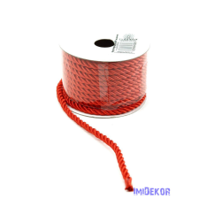  Sodrott zsinór 5mm x 10m - Piros dekorációs kellék
