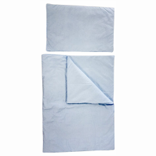 Soffi Baby ágynemű szett 2 részes 135x90 - 40x60cm apró csillag mintás kék babaágynemű, babapléd