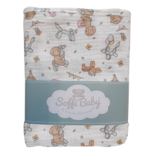 Soffi Baby takaró muszlin dupla lufis 70x90cm babaágynemű, babapléd