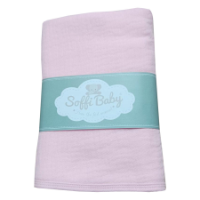 Soffi Baby takaró muszlin dupla rózsaszín 70x90cm babaágynemű, babapléd