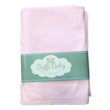 Soffi Baby takaró pamut dupla rózsaszín 80x100cm lakástextília