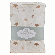  Soffi Baby takaró pamut dupla teknõs bézs 80x100cm babaágynemű, babapléd